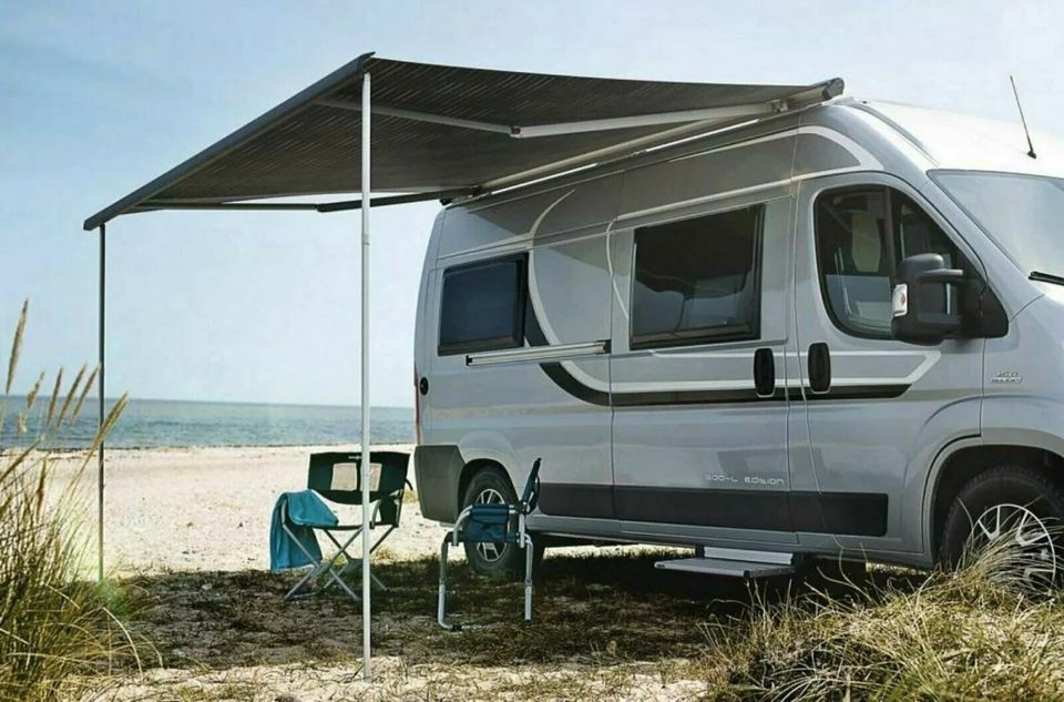 PerfectRoof PR 2000 Dachmarkise mit Kurbel, 375cm, Camping, Wohnmobil in Zellingen