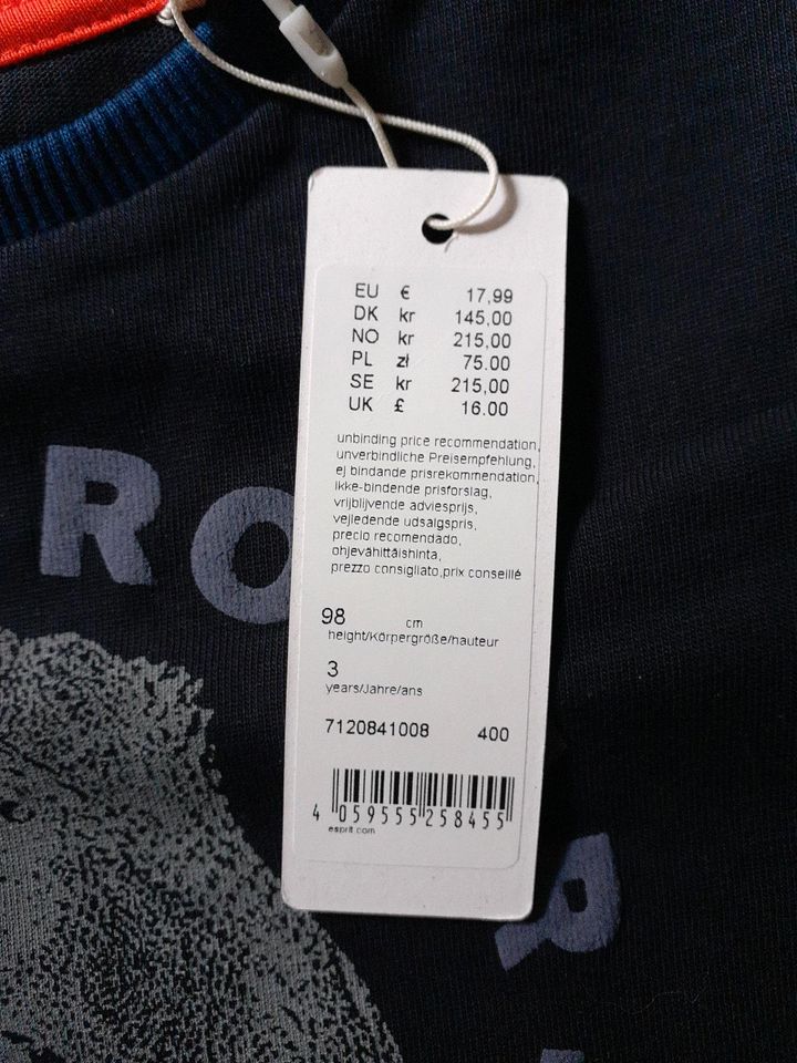 Langarmshirt von Esprit Größe 98 neu in Hausach