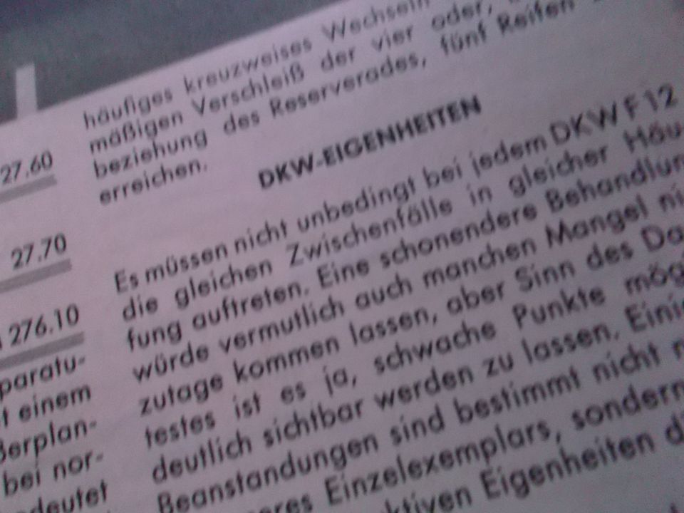 +++ D K W F12 +++ REPORTAGE DAUERTEST in AMS v. 25. Januar 1964 in Koblenz