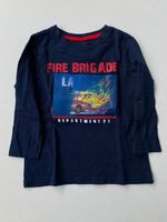 Shirt/T-Shirt Langarm Gr. 110 Feuerwehrauto dunkelblau Bayern - Waldbüttelbrunn Vorschau