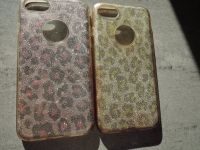 Handyhülle für iPhone 7 / 8 Glitzer Leo Muster rosa und grünlich Nordrhein-Westfalen - Rommerskirchen Vorschau