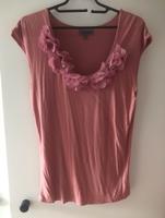 Damen T-Shirt mit 3 D rosa Blüte, altrosa,gr. XS Baden-Württemberg - Freiburg im Breisgau Vorschau