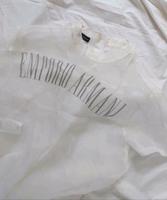 Emporio Armani Logo Seidenoberteil, weiss, off white Blogger Nordrhein-Westfalen - Lünen Vorschau