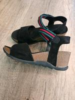 Sandalette in schwarz Gr. 41 Graceland / Deichmann Keilabsatz Nordrhein-Westfalen - Bergheim Vorschau
