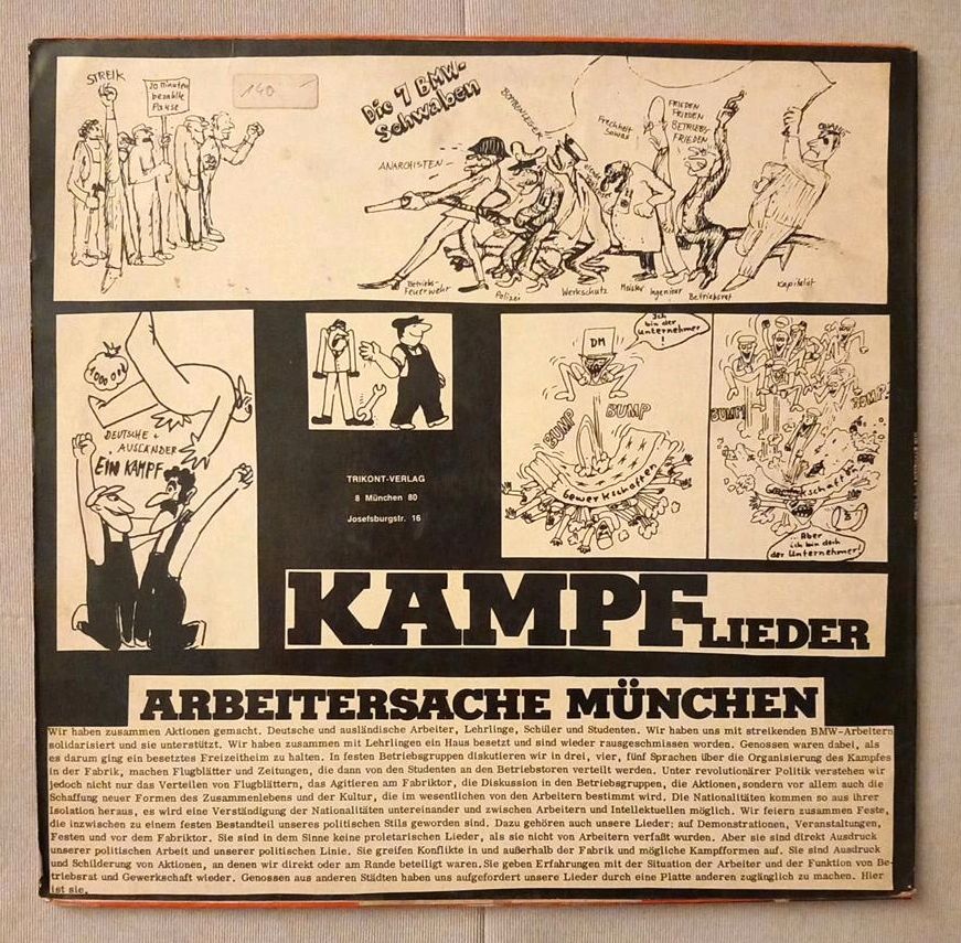 Wir befreien uns selbst - Kampflieder / LP, Schallplatte in Grafenrheinfeld