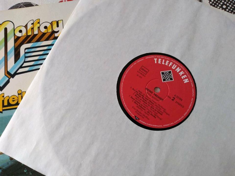 Peter Maffay meine Freiheit LP, aus1975 Schallplatte in Weißenburg in Bayern