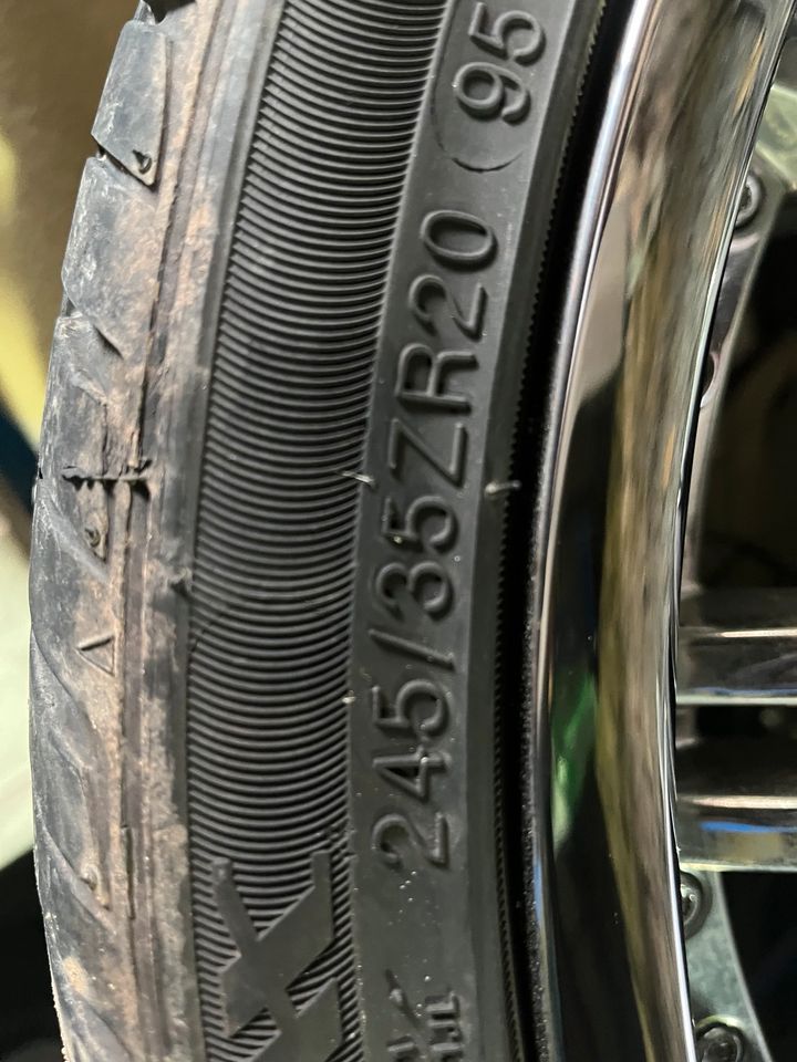 245/35 R20 Alufelgen Chrom 20zoll Audi bmw in Elxleben (bei Arnstadt)