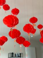 45 Rote Lampions Dekoration chinesische Laterne Baden-Württemberg - Merzhausen Vorschau