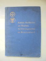 Fachliche Vorschriften Regelung Lehrlingswesen Malerhandwerk 1938 Stuttgart - Stuttgart-Mitte Vorschau
