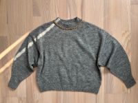 H&M Pullover Grau mit Kette und Wollanteil Größe S Schleswig-Holstein - Itzehoe Vorschau