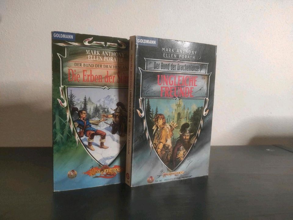 Der Bund der Drachenlanze 1+2 Dragonlance Fantasy Bücher in Bad Berneck i. Fichtelgebirge