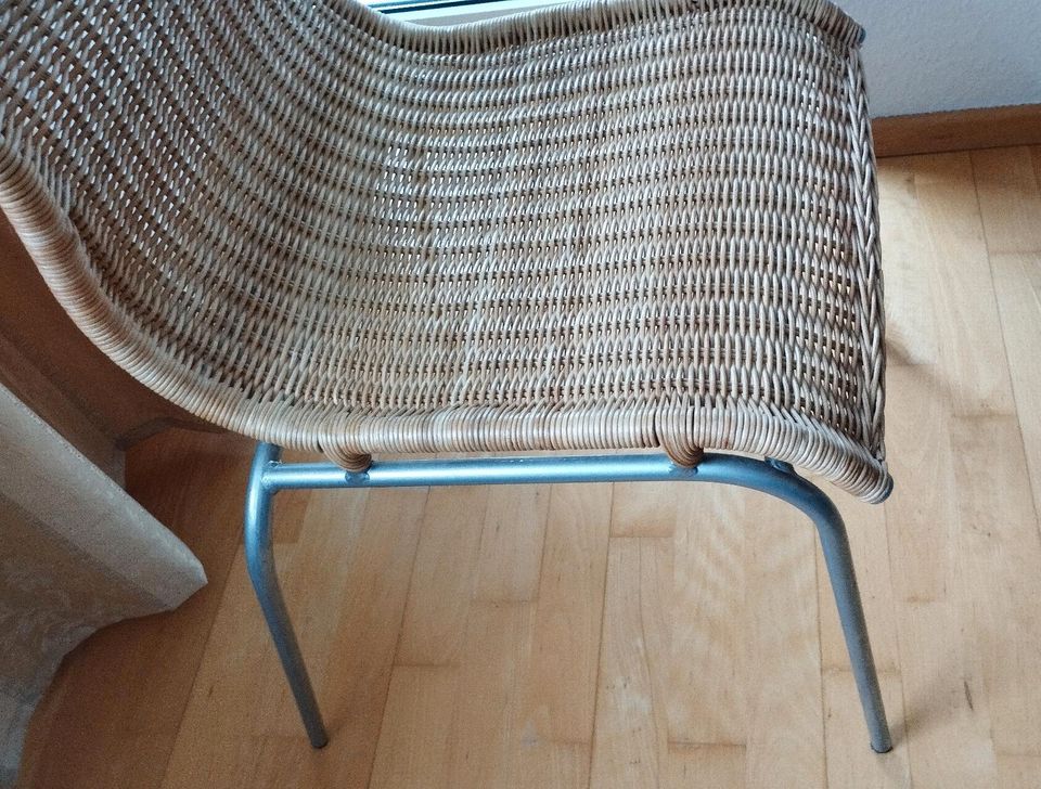 Stühle, Korbgeflecht, 2 Stück, Top Zustand in München