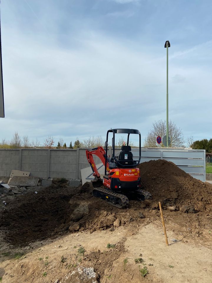 ❗️ Baggerarbeiten Erdarbeiten Bagger mit Fahrer Rodung Aushub in Neu-Anspach