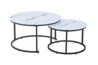 Designer Couchtisch Set mit Schwarz Matt Gestell Nordrhein-Westfalen - Paderborn Vorschau