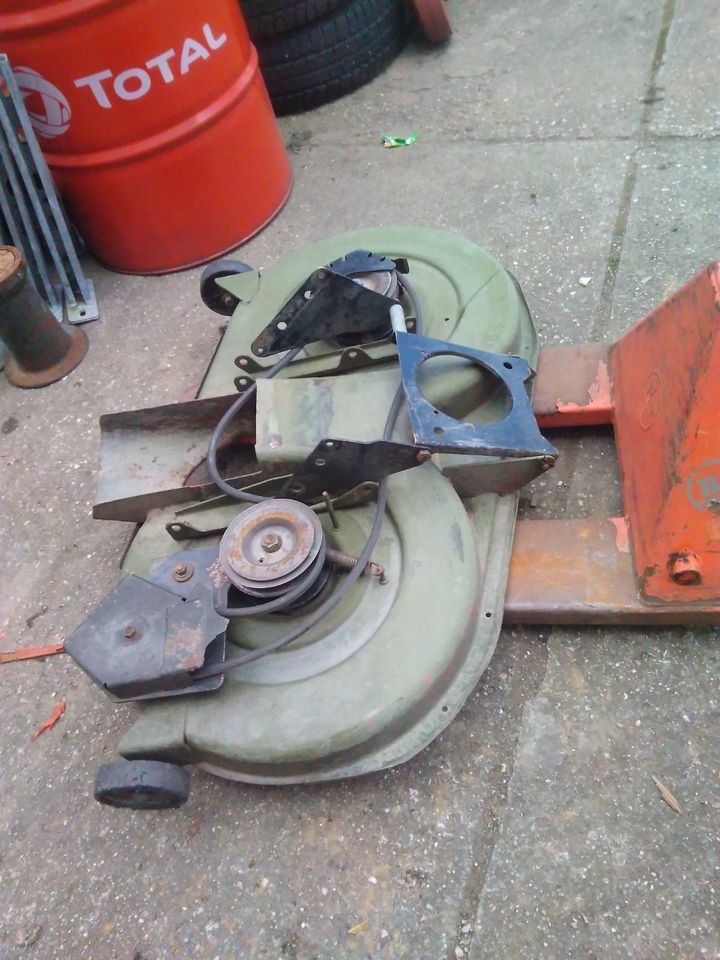 Kommunal Profi Doppel Mähwerk Aufsitzmäher Gutbrod John Deer in