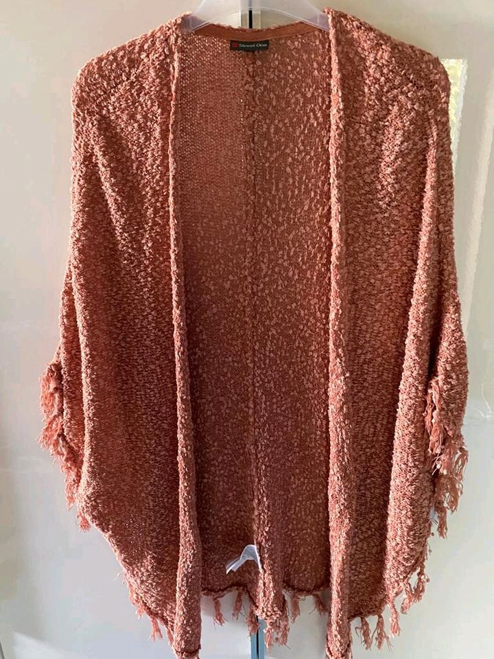 Street one Poncho Jacke Cardigan Gr. 36 S M Rose Weste in Augsburg