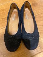 Gabor Schuh Ballerina Pumps Wildleder Strasssteine Gr. 4 36 37 Nordrhein-Westfalen - Much Vorschau