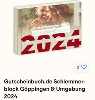 Schlemmerblock Gutscheinbuch Göppingen  neu Baden-Württemberg - Donzdorf Vorschau