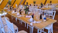 Holzbohlentisch Hochzeit Holzbohlen Tisch Esstisch Nordrhein-Westfalen - Netphen Vorschau