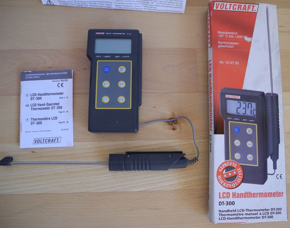LCD Handthermometer; Voltkraft DT-300; Art. 100700; Messbereich - in Neustadt an der Weinstraße