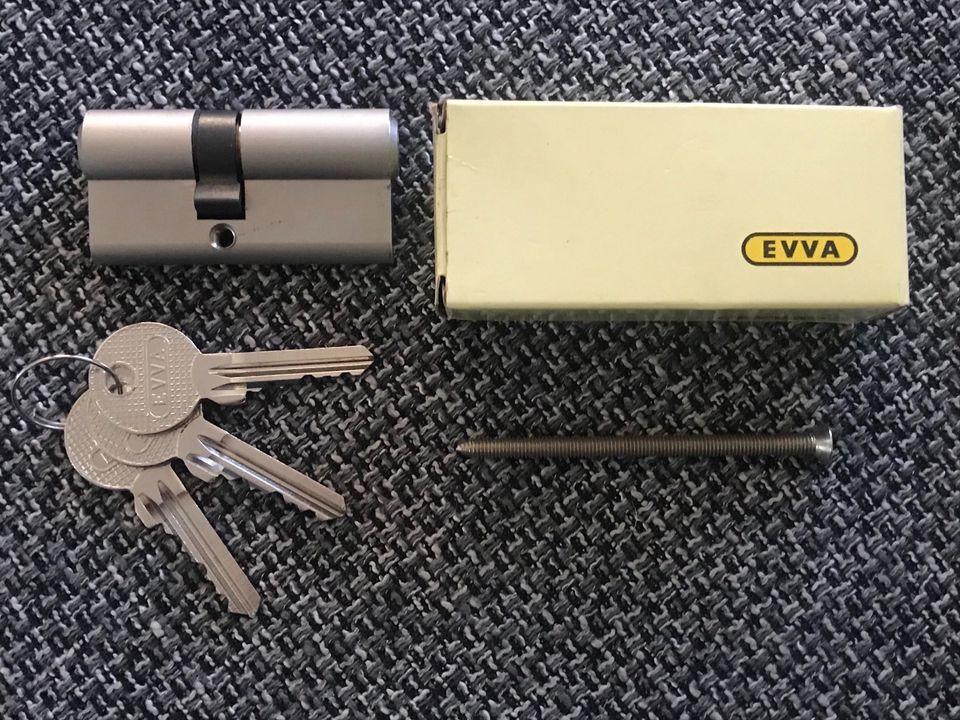 EVVA Profilzylinder neu und OVP  mit 3 Schlüssel, Länge 27/35 in Straubing