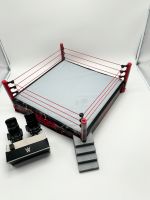 WWE RAW Mattel Main Event XXL Ring mit Licht & Kommentatorenpult Baden-Württemberg - Filderstadt Vorschau