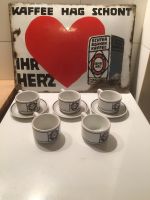 Emailleschild + Tassen Kaffe HAG Dresden - Seevorstadt-Ost/Großer Garten Vorschau