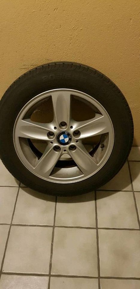 Original BMW Alufelgen mit Sommerreifen, Continental, 205/55R/16 in Witten