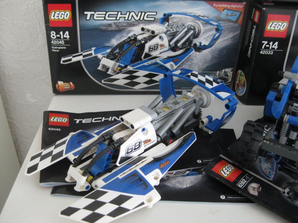 Lego Technic 8282 42045 42033 Quad Pull Back Boot in Rödinghausen