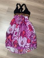 Sommerkleid schwarz lila Blumen Muster geblümt süß midikleid Düsseldorf - Oberbilk Vorschau