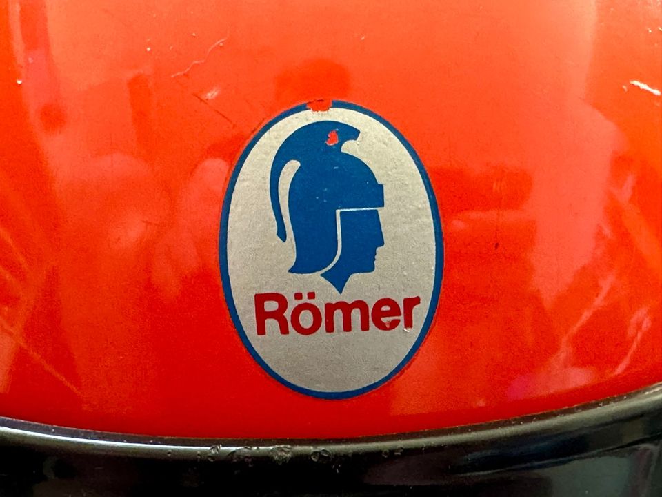 RÖMER 1000 Motorradhelm Helm Retro Vintage 70er Jahre orange in Wetter (Ruhr)