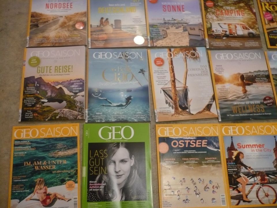 GEO SAISON 34 Hefte  , 1 x gelesen !!! in Münchberg