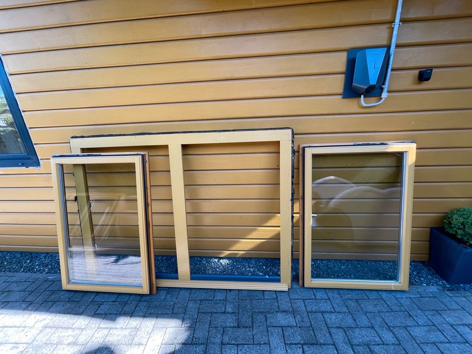 2-flügeliges Drehkipp-Fenster aus Holz in kieferfarben in Dannewerk