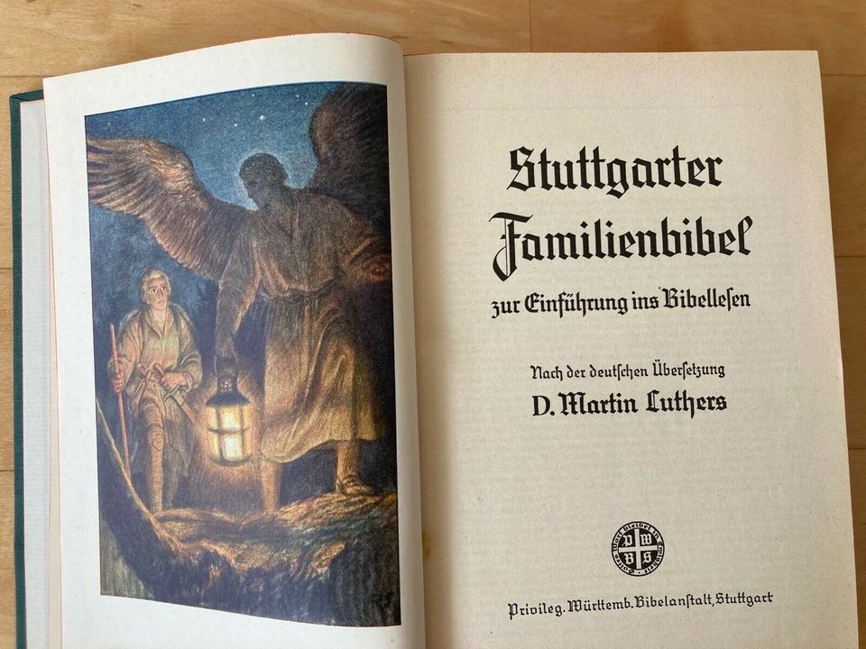 Familienbibel von 1952 zur Trauung in Stein