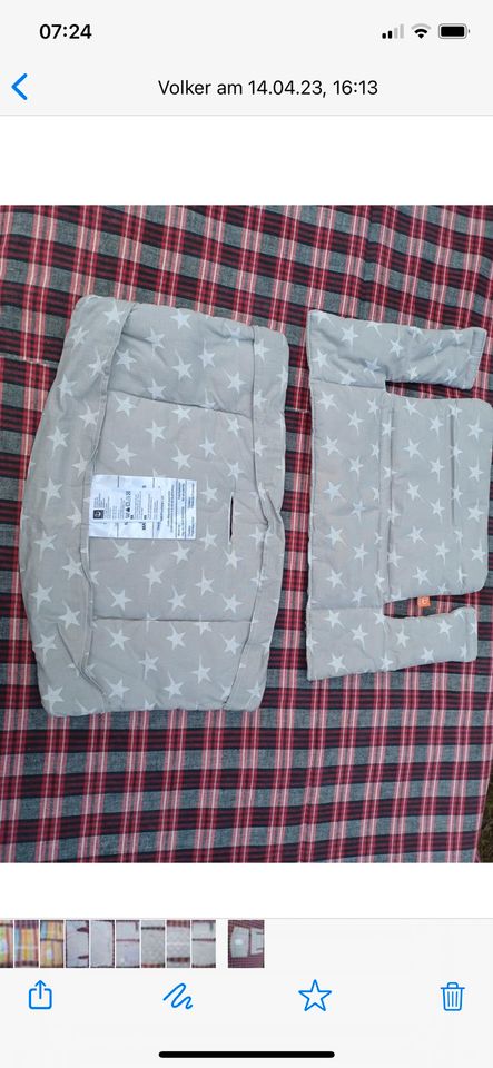 Stokke Tripp Trapp Konvolut Babyset + 3x Kissen NP 185 in Espelkamp