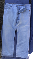 Levi's 501 Jeans W40/L34 auf ca 30 inch/75 cm gekürzt hellblau Thüringen - Erfurt Vorschau