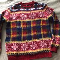 Wollpulli mit Wintermuster Nordrhein-Westfalen - Hürth Vorschau