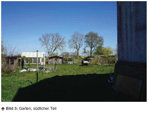 Vermüllte, sanierungsbedürftige Doppelhaushälfte, linke Seite, mit großen Garten in Wildberg in Wildberg (Vorpommern)