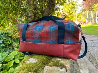 Reisetasche Recycling aus altem Sofaleder +Harris Tweed Weekender Niedersachsen - Wolfsburg Vorschau