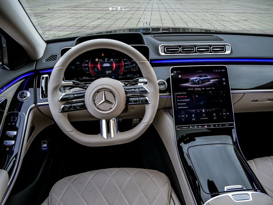 Monatsmiete Mercedes Benz S-Klasse Lang 2022 mieten Luxuswagen in Berlin