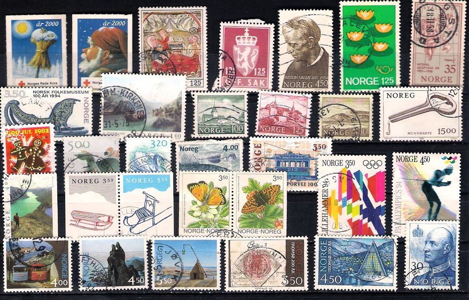 Briefmarken Norwegen, gestempelt, Lot 15 in Berlin