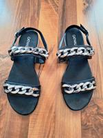 1x Sandalen Sommerschuhe in schwarz Gr. 37 Neu Thüringen - Eisenach Vorschau