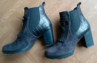 Halbstiefel,Plateau,ausgefallen,braun/grau/silber,Steampunk Nordrhein-Westfalen - Gütersloh Vorschau