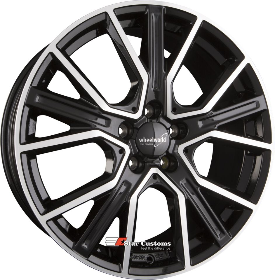 19 Zoll WHEELWORLD WH34 Alufelgen 5x112 Felgen für Mercedes CLK 55 AMG 500 W205 W206 W209 CLS W219 W218 X218 E-Klasse W211 W213 W214 All Terrain S213K R1ES C238 R1EC GLC 43 X253 S63 S65 C217 SL R231 in Hagen