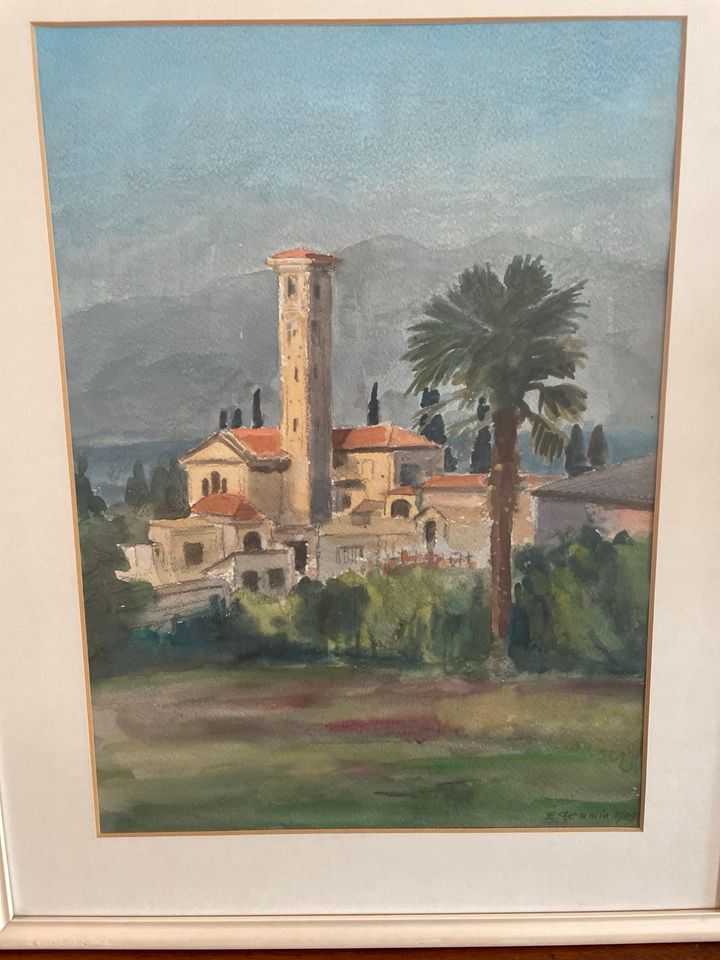 Erich Demmin - Landschaftsmalerei Gemälde Italien Unikat signiert in Berlin