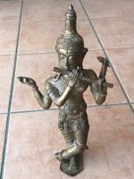 Vintage Bronze Figur Shiva mit Flöte Indien ca 32 cm Asien Bayern - Gilching Vorschau