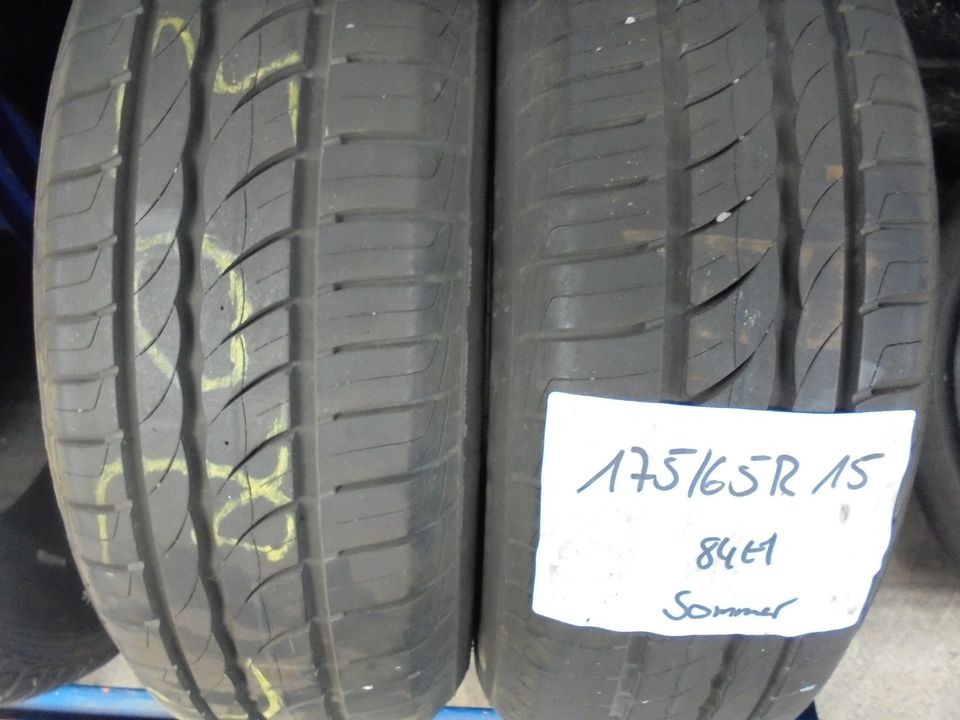 1 Paar ( 2 Stück ) Pirelli Sommerreifen 175/65 R15 84H  DOT 0716 in Harrislee