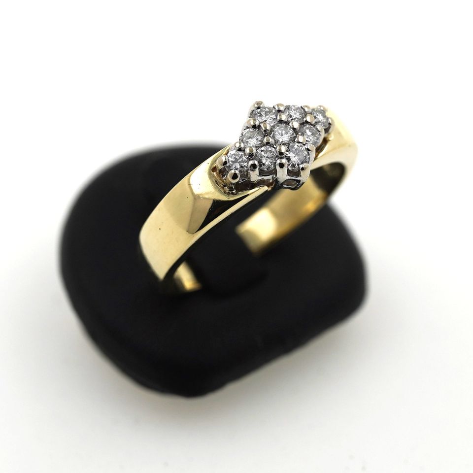 Ring 585 Gold 14 Karat Diamant 0,30 CT Brillant Gelbgold in Gelsenkirchen