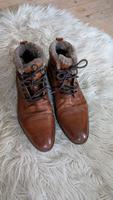 Halbhohe Schnürschuhe Daniel Hechter Gr. 43 gefüttert Cognacbraun Nordrhein-Westfalen - Bornheim Vorschau