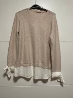 Wunderschöner Pulli mit Pailletten und Bluseneinsatz in XL - neu! Berlin - Spandau Vorschau